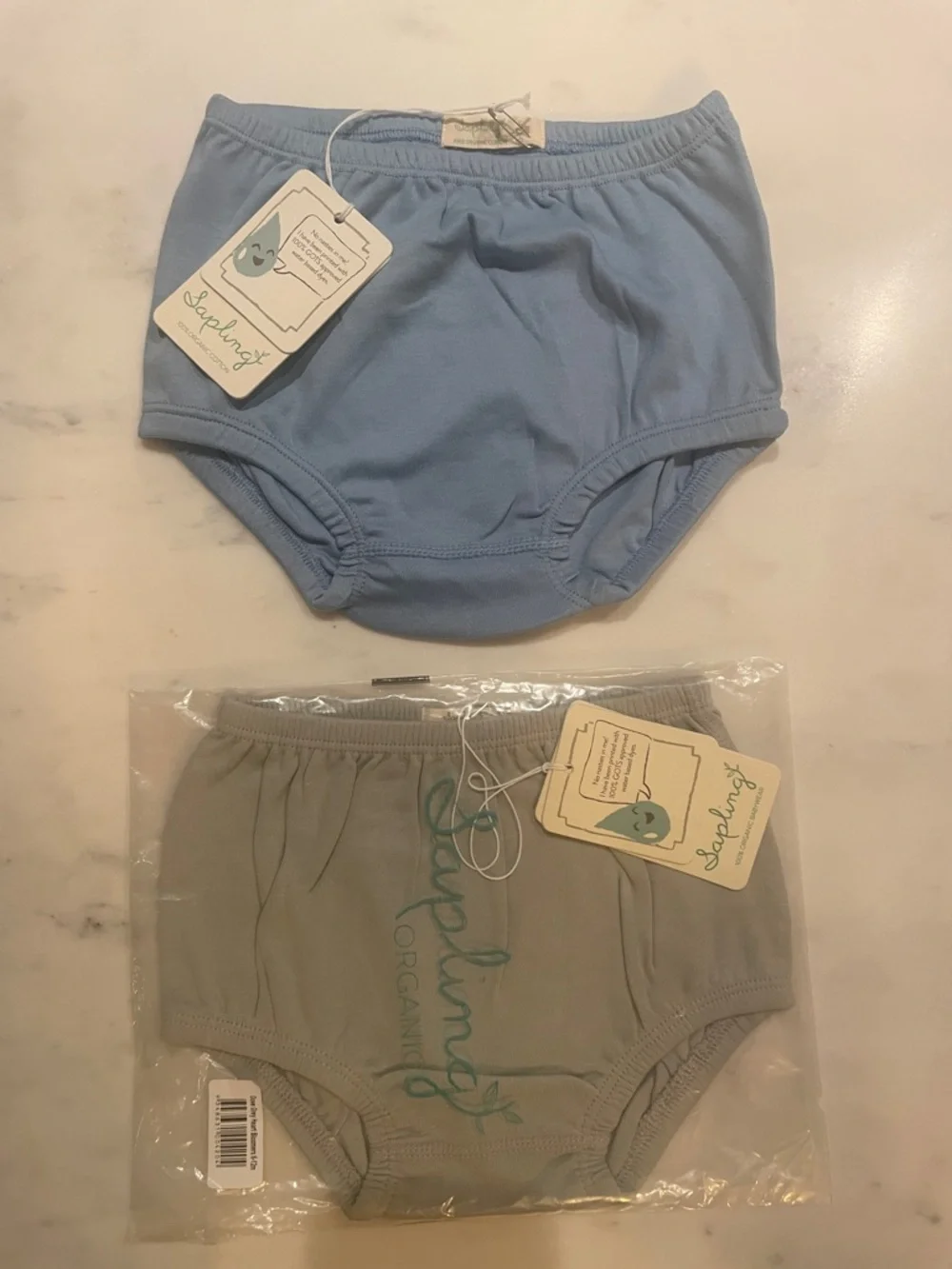 Kids Diaper Covers - Blue and Green - 2 Pack